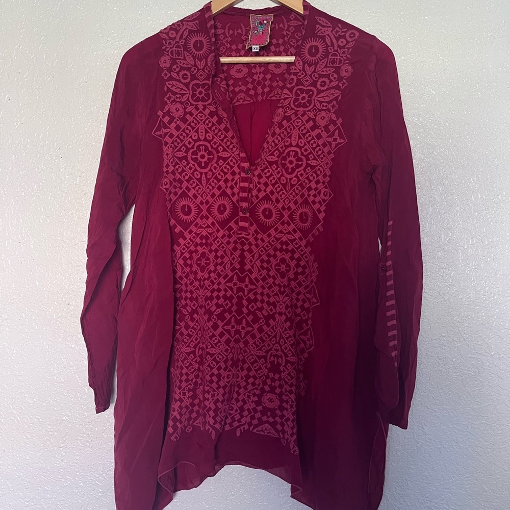 Johnny Was - Embroidered Tunic Top